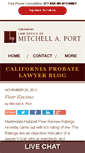 Mobile Screenshot of californiaprobatelawyerblog.com
